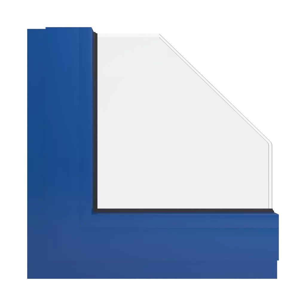 RAL 5005 Signal blue windows window-colors aluminum-ral ral-5005-signal-blue interior