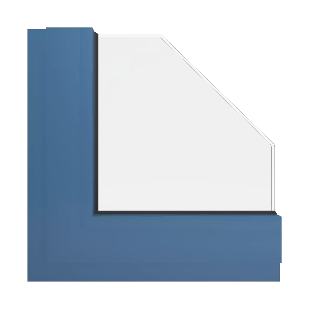 RAL 5007 Brilliant blue windows window-colors aluminum-ral ral-5007-brilliant-blue interior