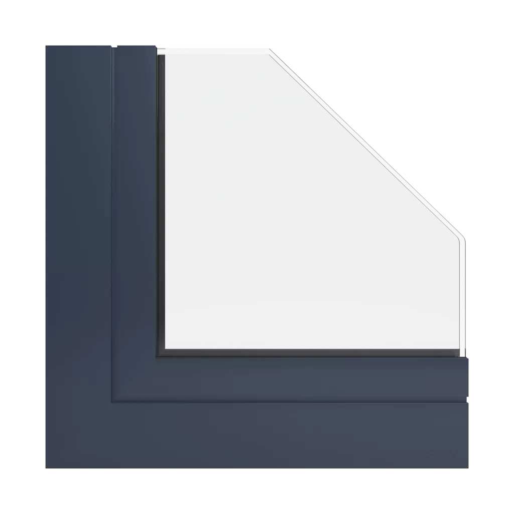 RAL 5008 Grey blue windows window-profiles aluprof mb-skyline-type-r