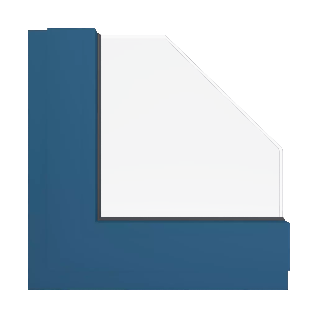 RAL 5009 Azure blue windows window-colors aluminum-ral ral-5009-azure-blue interior