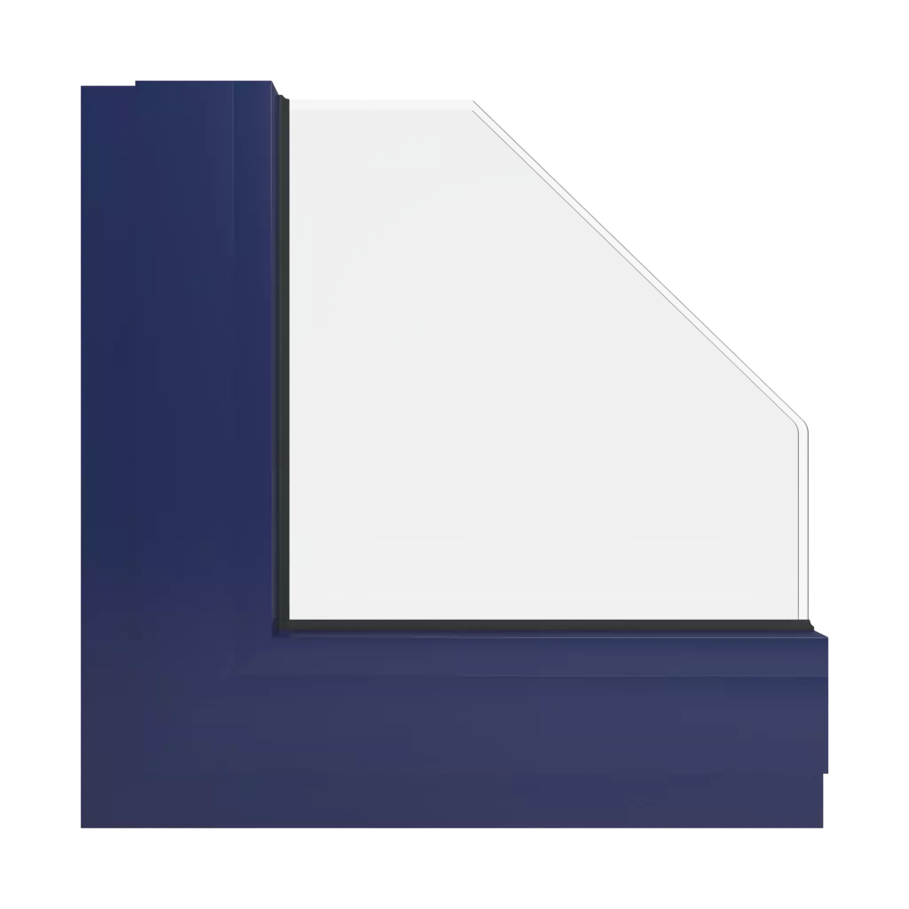 RAL 5013 Cobalt blue windows window-colors aluminum-ral ral-5013-cobalt-blue interior