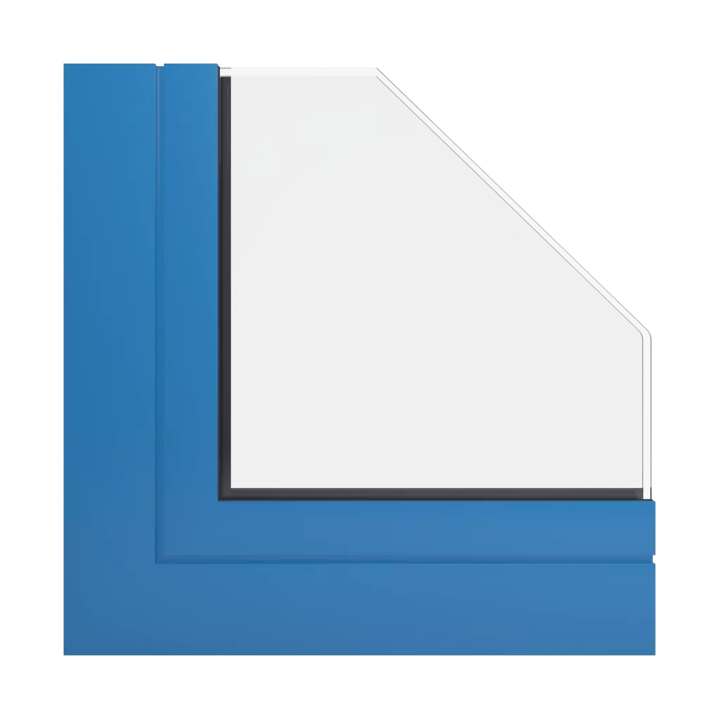 RAL 5015 Sky blue windows window-profiles aluprof mb-skyline-type-r