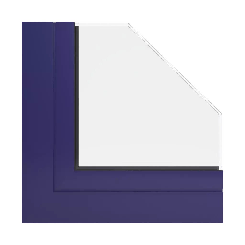 RAL 5022 Night blue windows window-profiles aliplast panorama