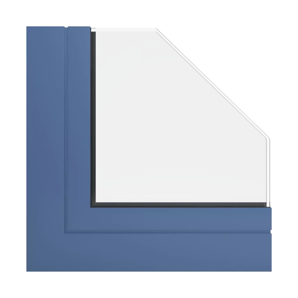 RAL 5023 Distant blue windows window-colors aliplast-colors 