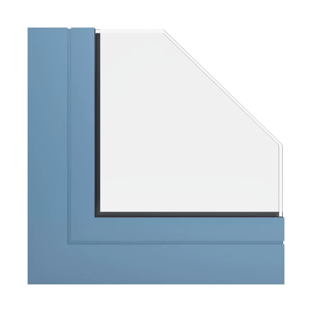 RAL 5024 Pastel blue windows window-profiles aliplast imperial-i-plus