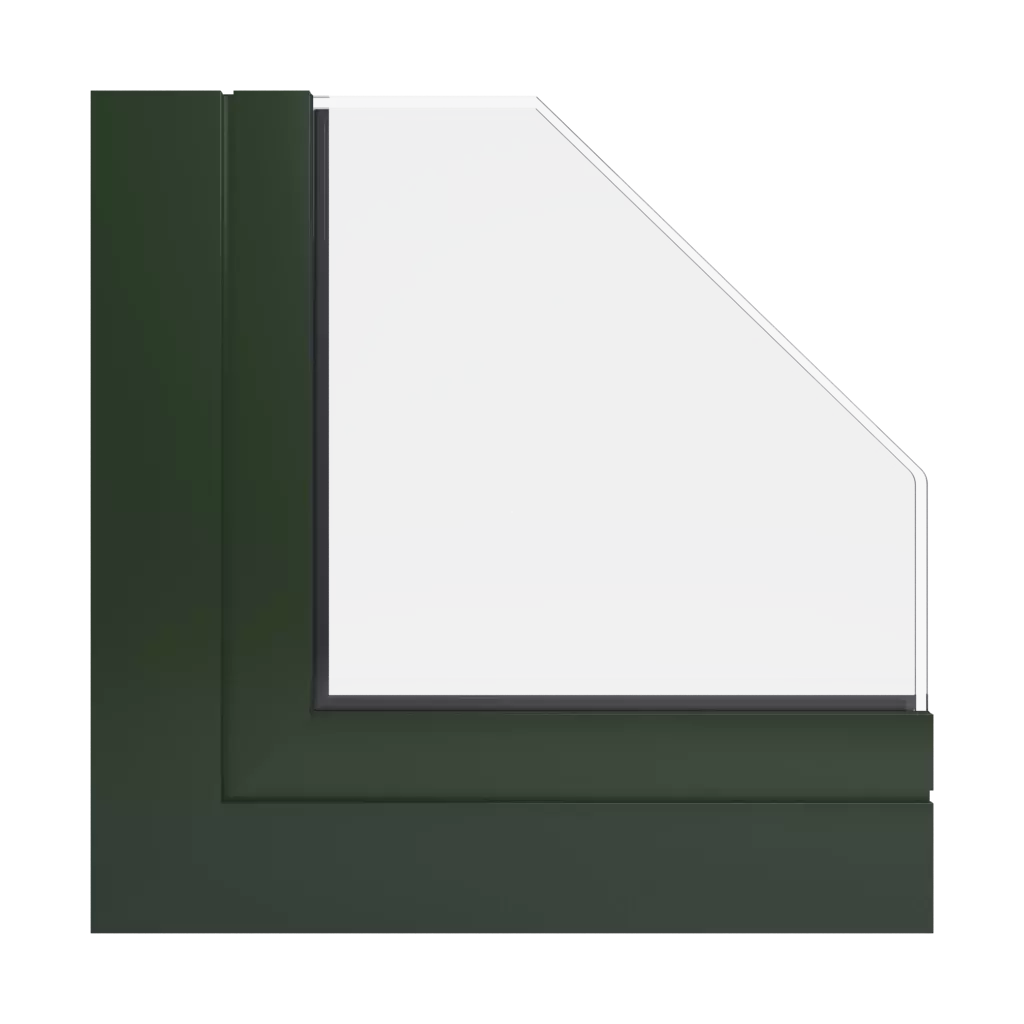 RAL 6007 Bottle green products facade-windows    
