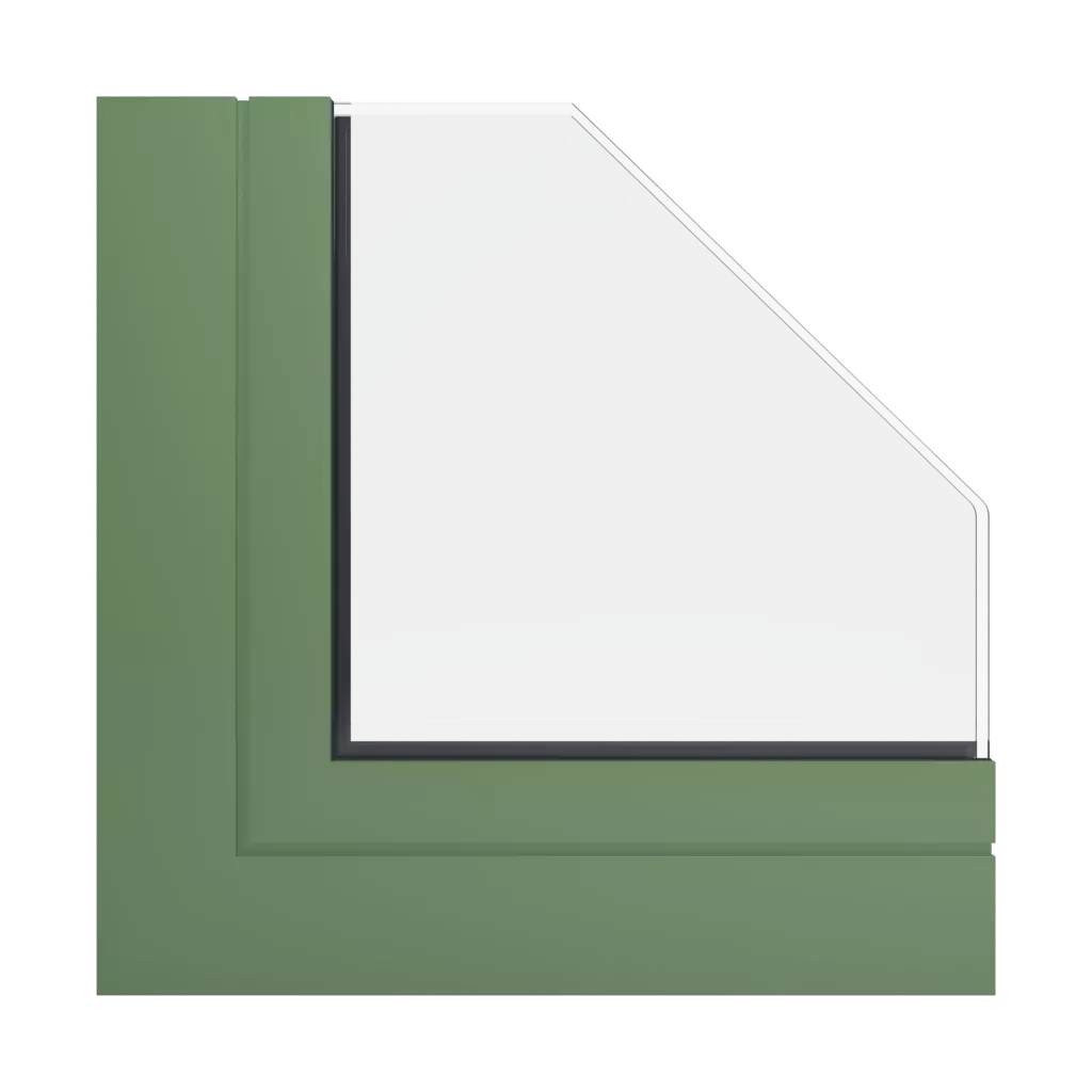 RAL 6011 Reseda green windows window-colors deceuninck-colors 