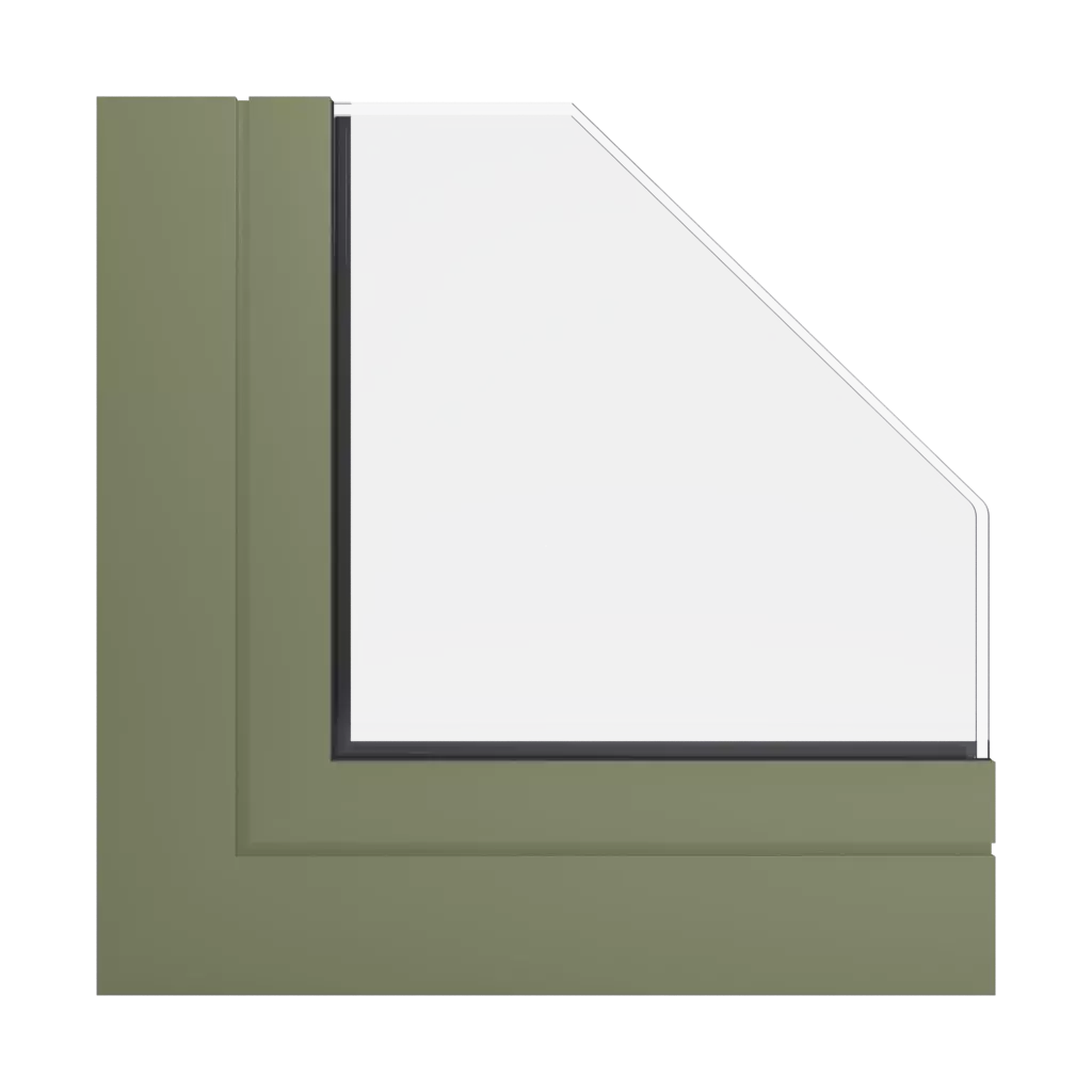 RAL 6013 Reed green windows window-colors aluminum-ral ral-6013-reed-green