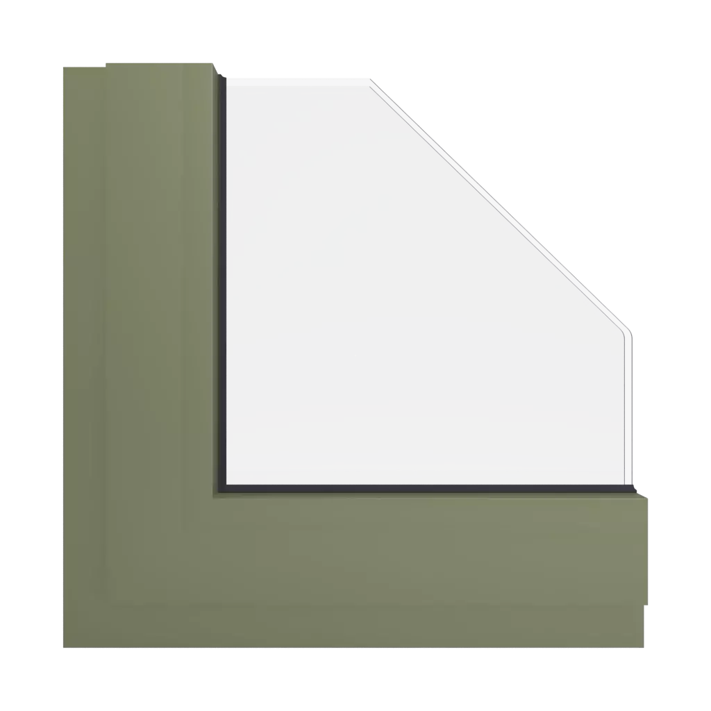 RAL 6013 Reed green windows window-colors aluminum-ral ral-6013-reed-green interior