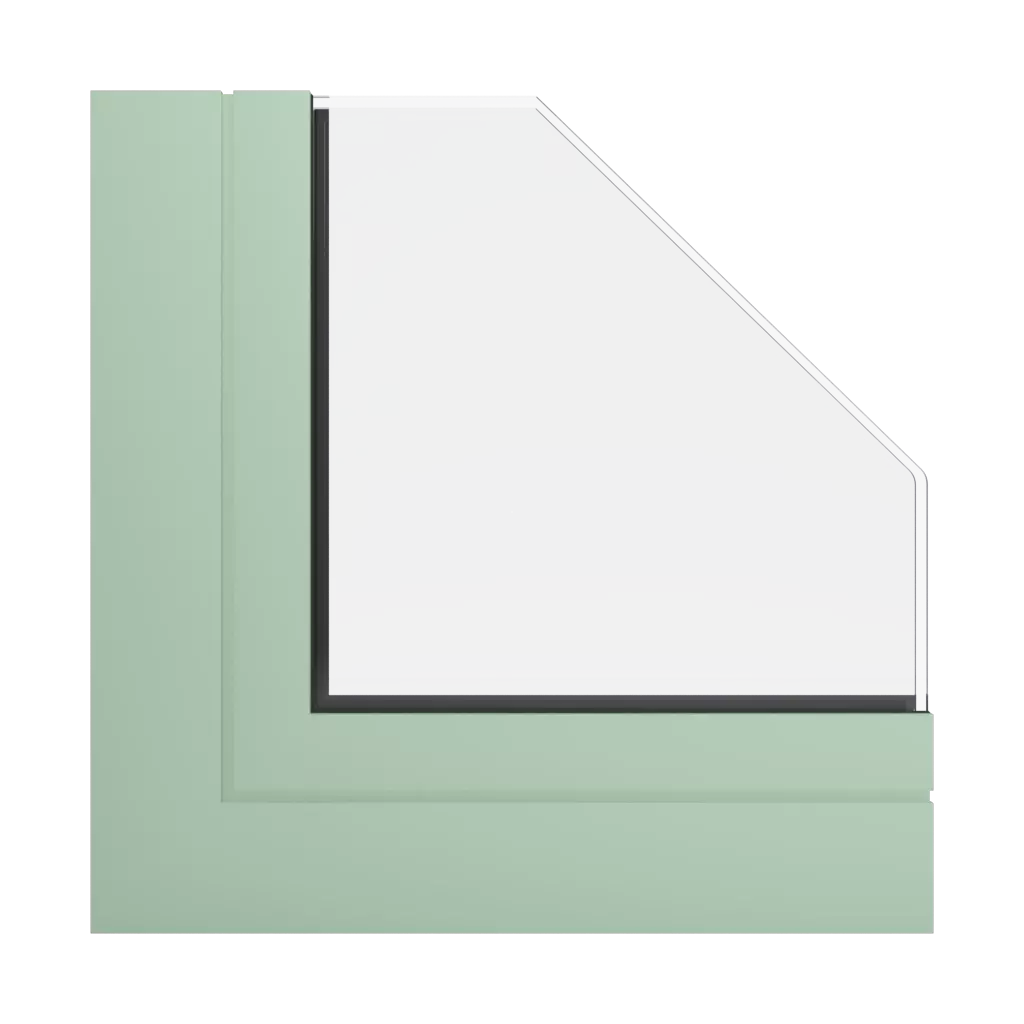 RAL 6019 Pastel green windows window-colors aluprof-colors 