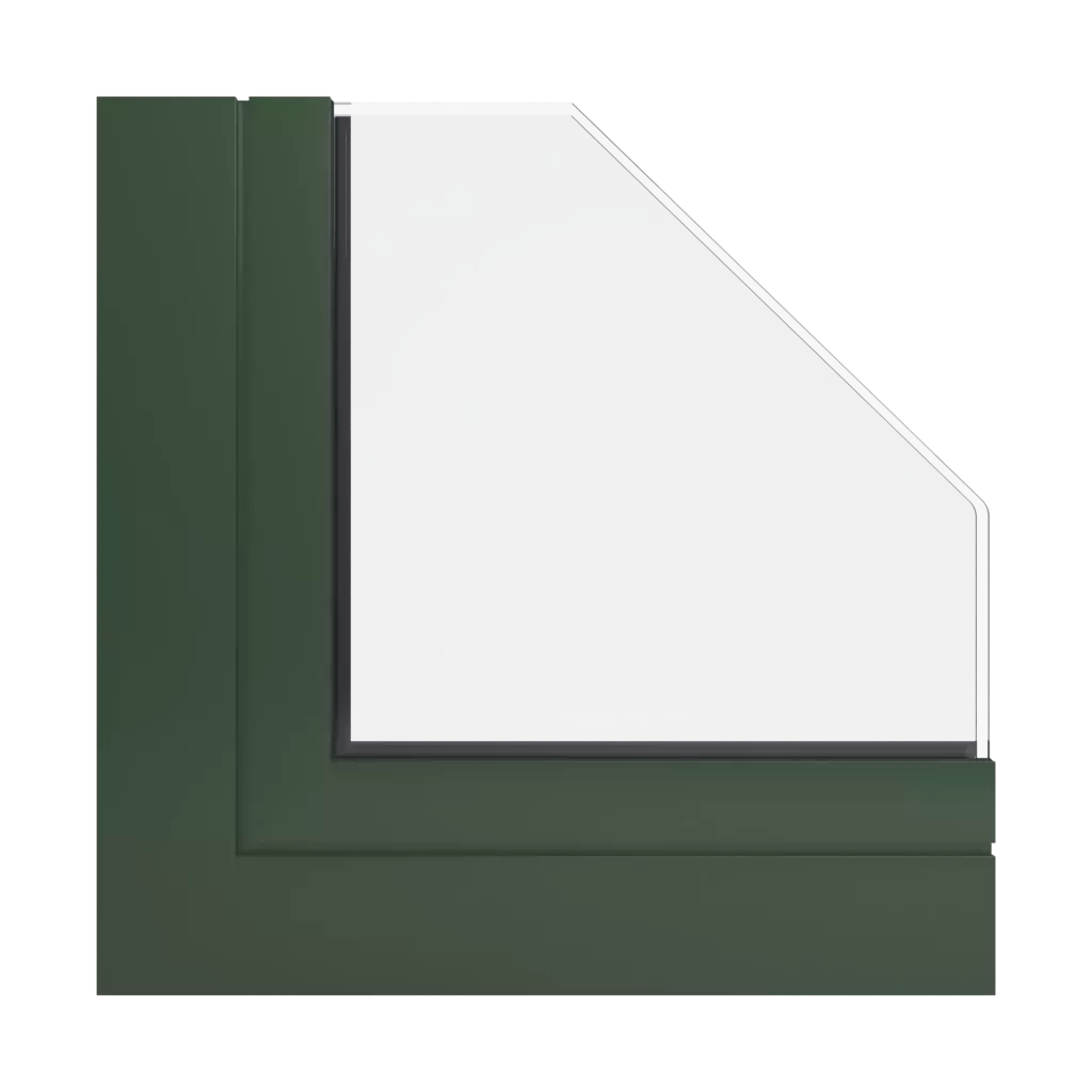 RAL 6020 Chrome green windows window-colors colors cdm-aluminum-wood-pine-colors