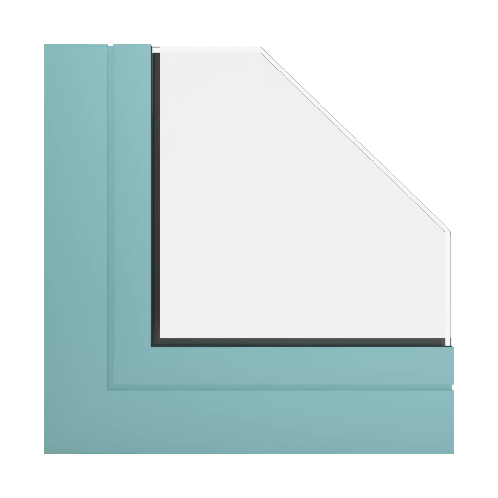 RAL 6027 Light green windows window-profiles aliplast victoria-plus