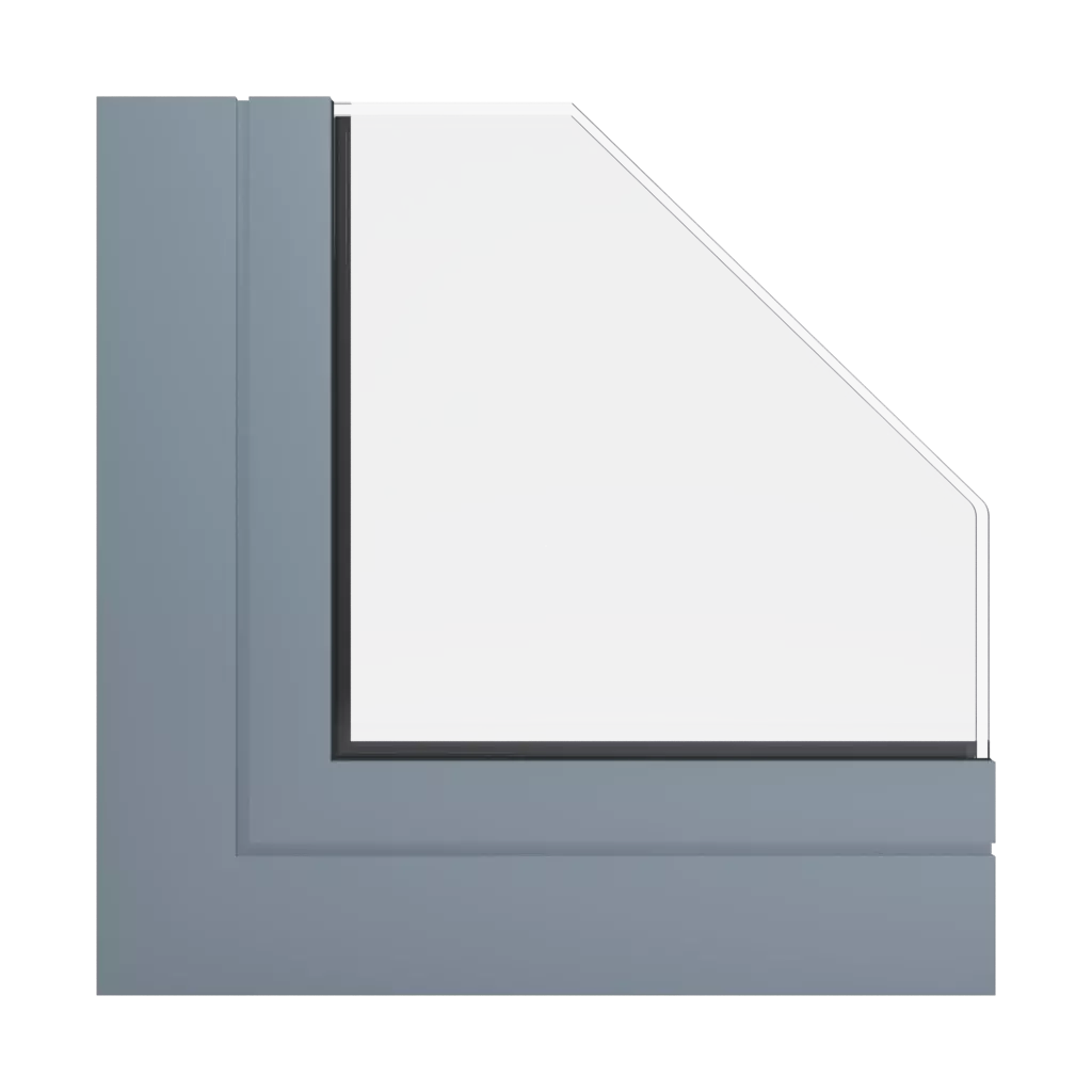 RAL 7000 Squirrel grey windows window-colors aliplast-colors 