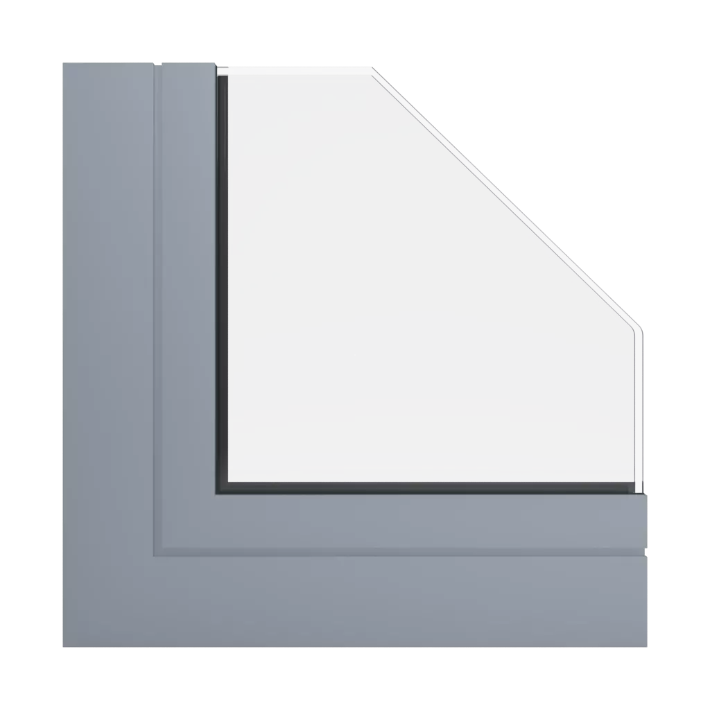 RAL 7001 Silver grey windows window-colors aluminum-ral ral-7004-signal-grey