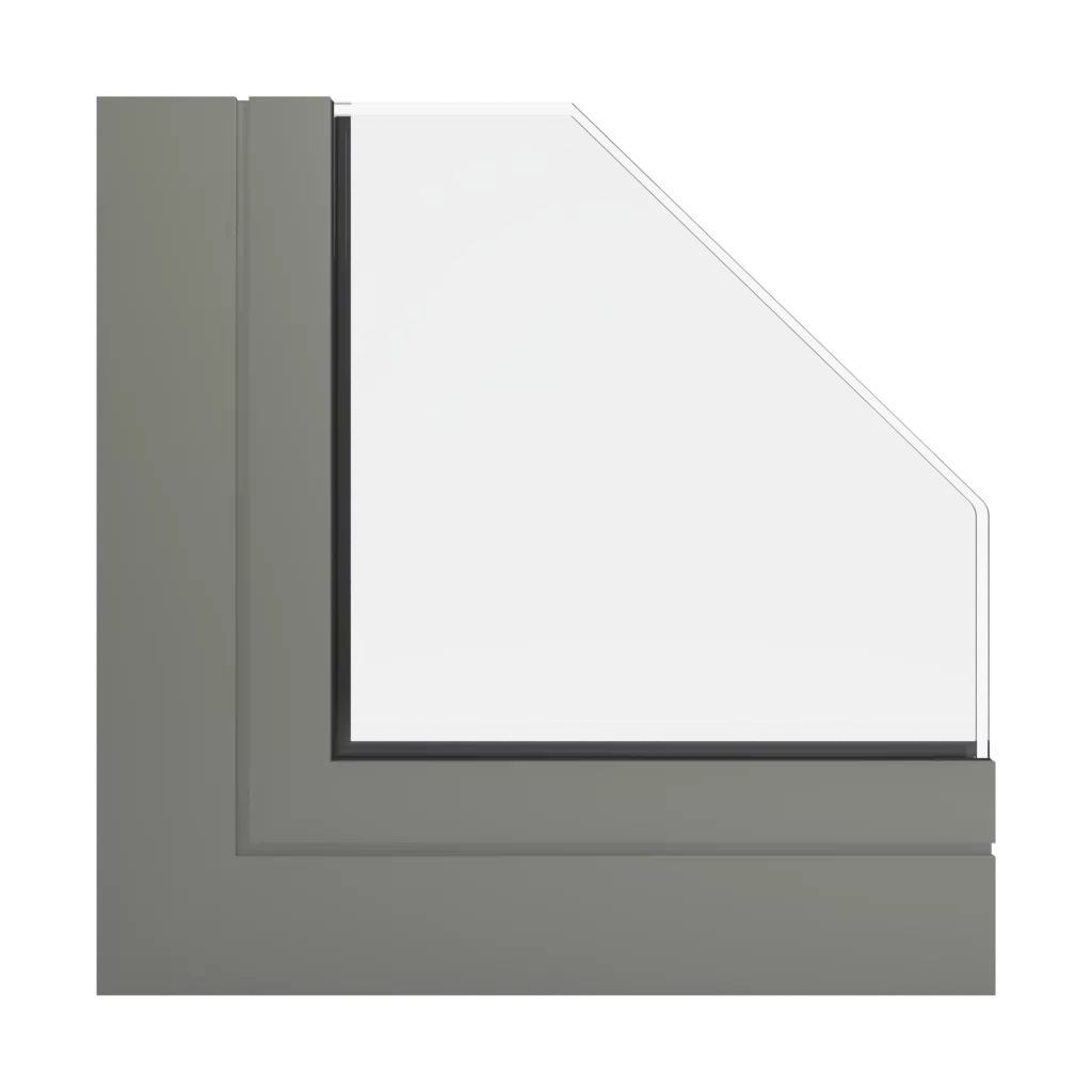 RAL 7003 Moss grey windows window-colors aluminum-ral ral-7002-olive-grey