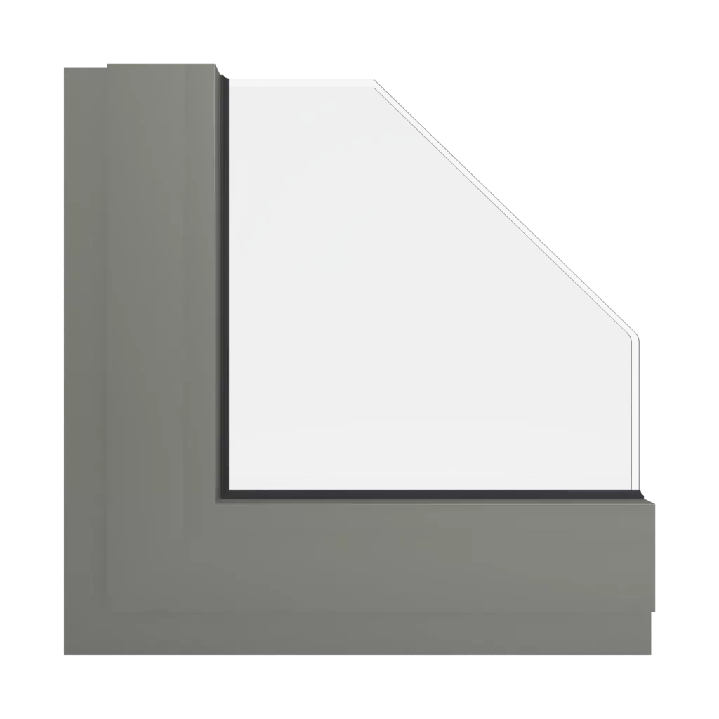 RAL 7003 Moss grey windows window-colors aluminum-ral ral-7002-olive-grey interior