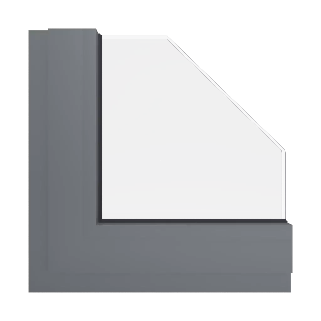 RAL 7005 Mouse Gray windows window-colors aluminum-ral ral-7005-mouse-gray interior