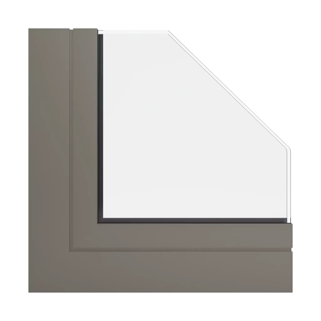 RAL 7006 Beige grey windows window-profiles aluprof mb-sr50n-ei