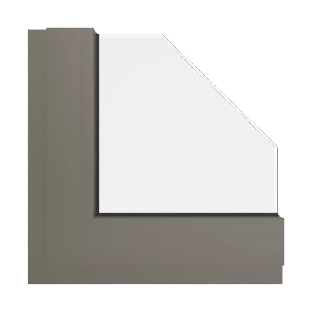 RAL 7006 Beige grey windows window-colors aluminum-ral ral-7006-beige-grey interior