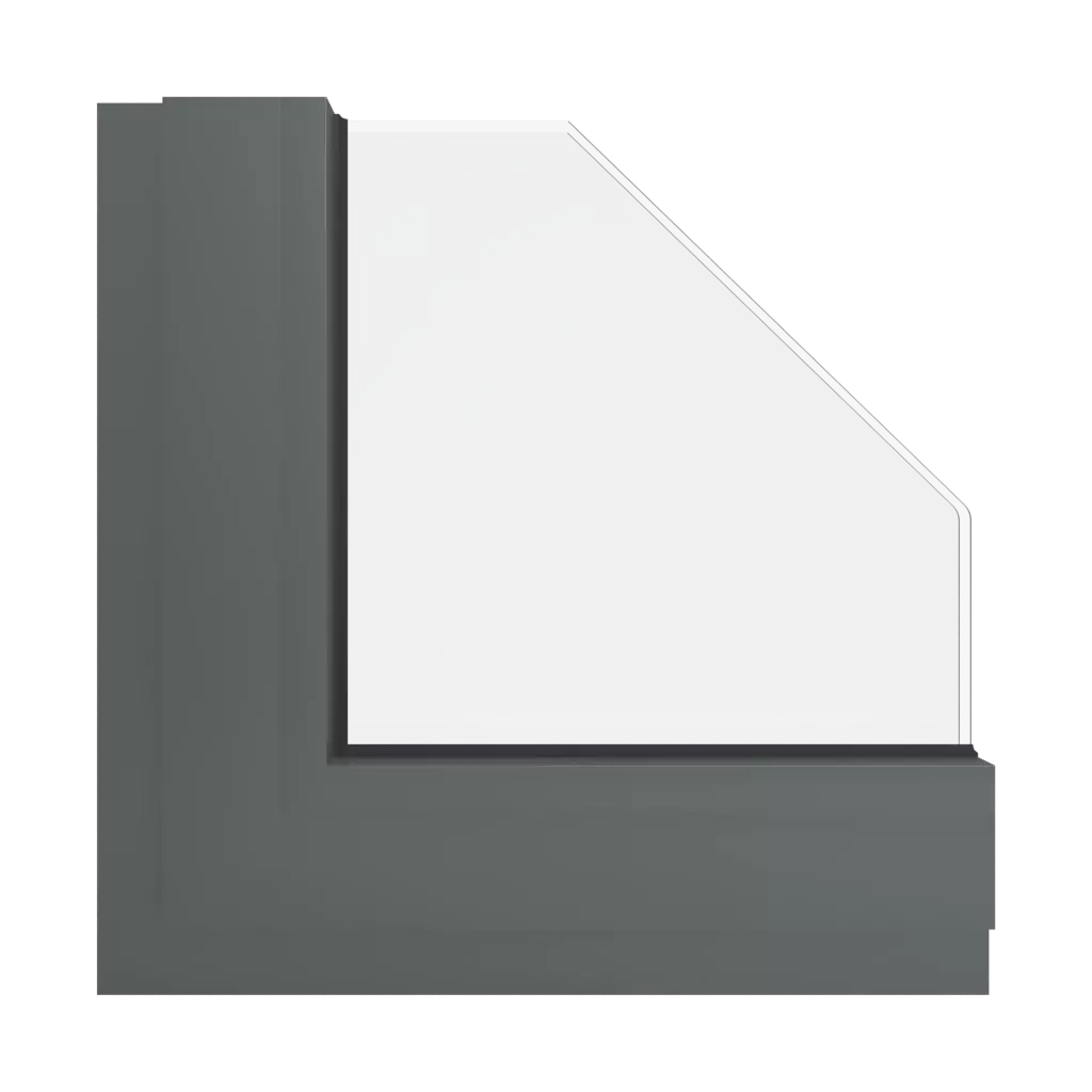 RAL 7010 Tarpaulin grey windows window-colors aluminum-ral ral-7010-tarpaulin-grey interior