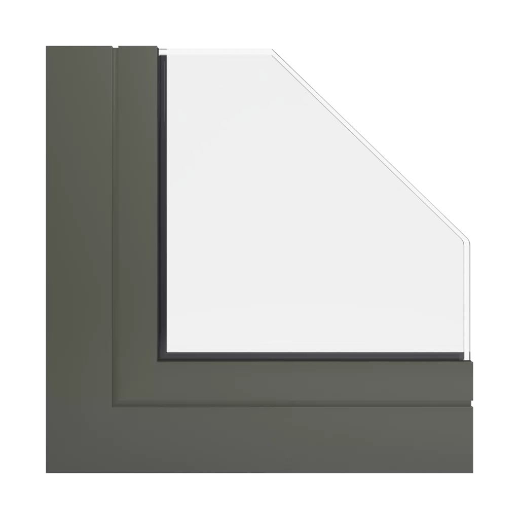 RAL 7013 Brown grey windows window-colors aliplast-colors 