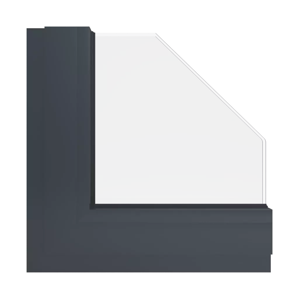 RAL 7016 Anthracite Gray Colors Aluminum RAL Windows Feneste