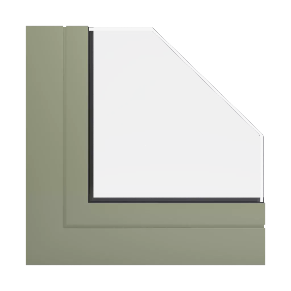 RAL 7034 Yellow grey windows window-profiles ponzio pe68-hi