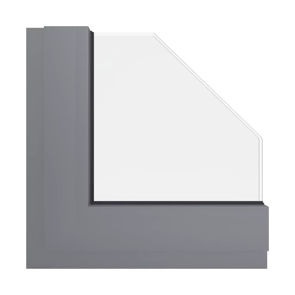 RAL 7037 Dusty grey windows window-colors aluminum-ral ral-7037-dusty-grey interior