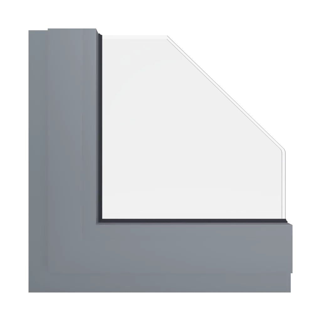 RAL 7046 Telegrey 2 windows window-colors aluminum-ral ral-7046-telegrey-2 interior