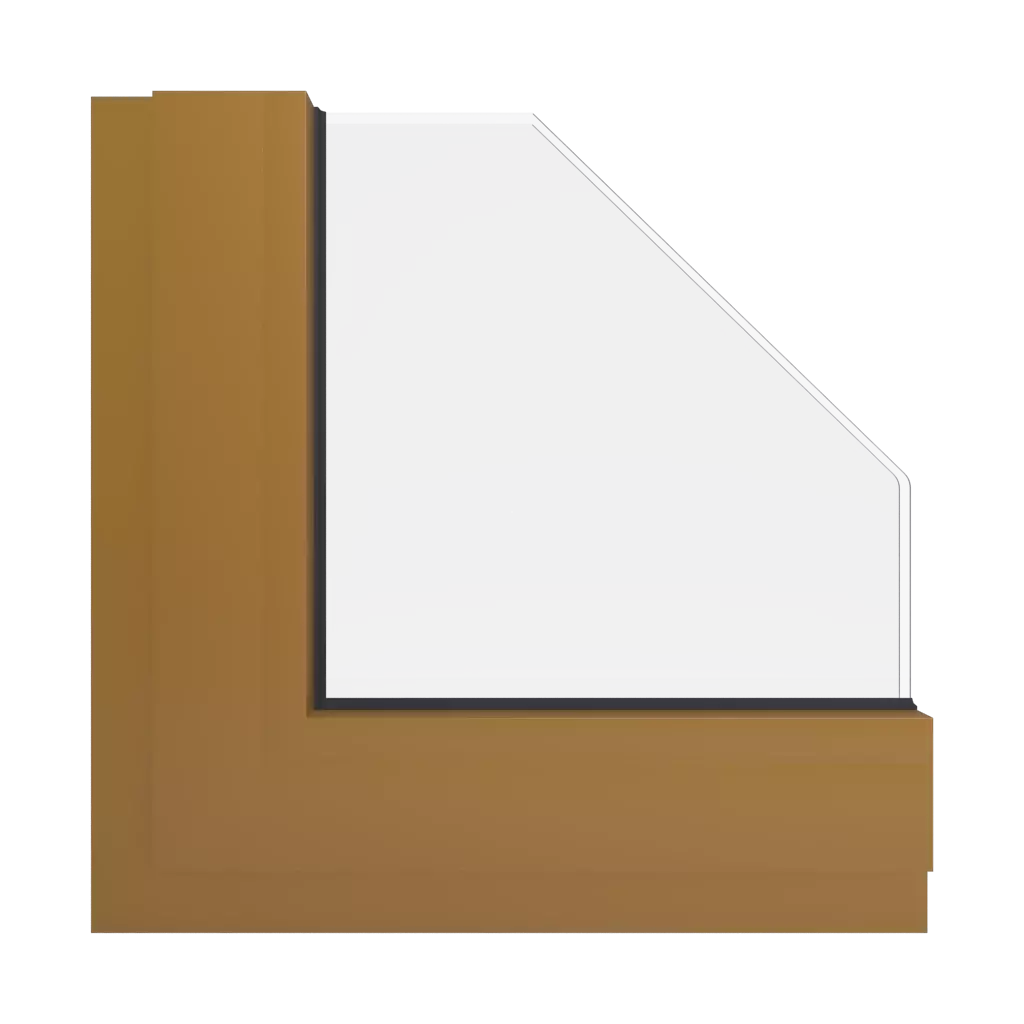 RAL 8001 Ochre brown windows window-colors aluminum-ral ral-8001-ochre-brown interior