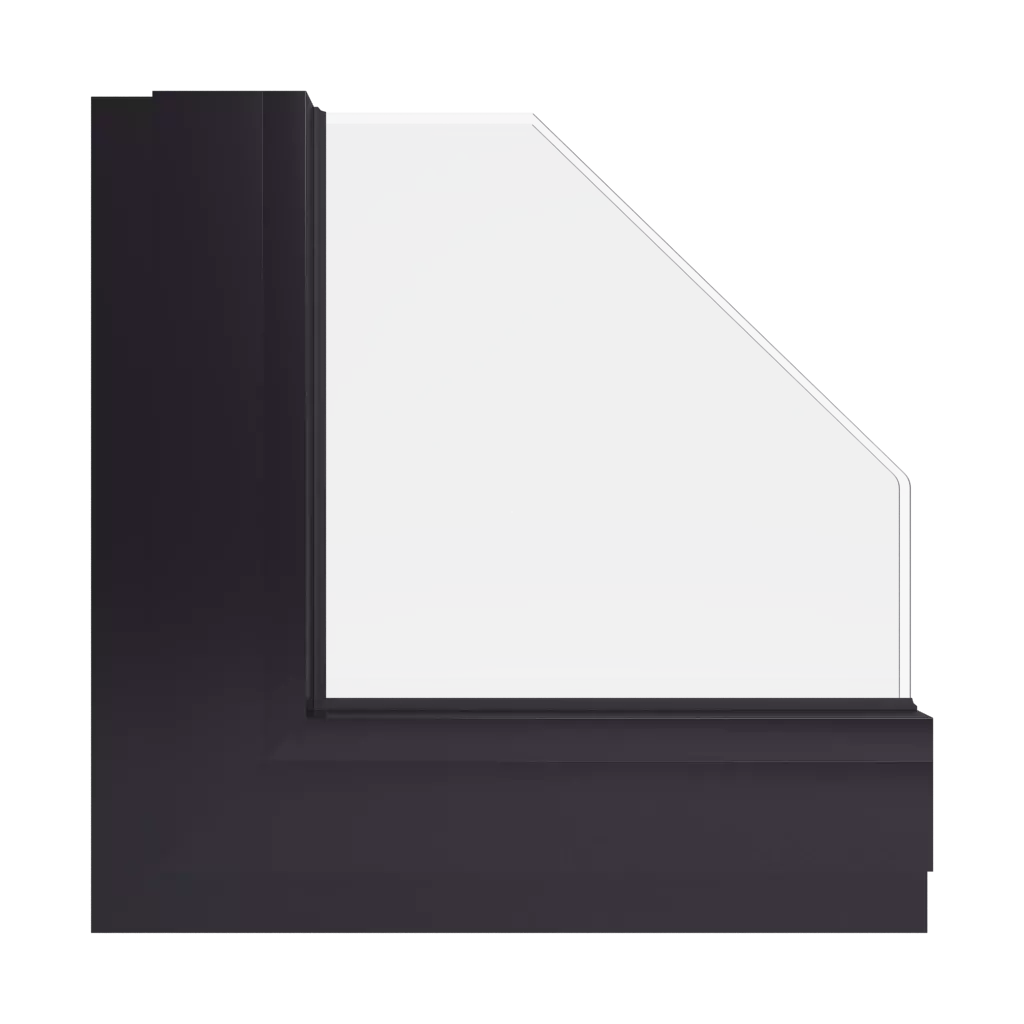 RAL 8022 Black brown windows window-colors aluminum-ral ral-8022-black-brown interior
