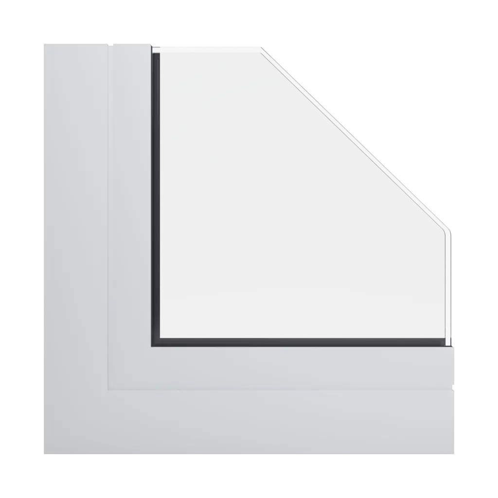 RAL 9003 Signal white windows window-profiles aluprof mb-skyline-type-r