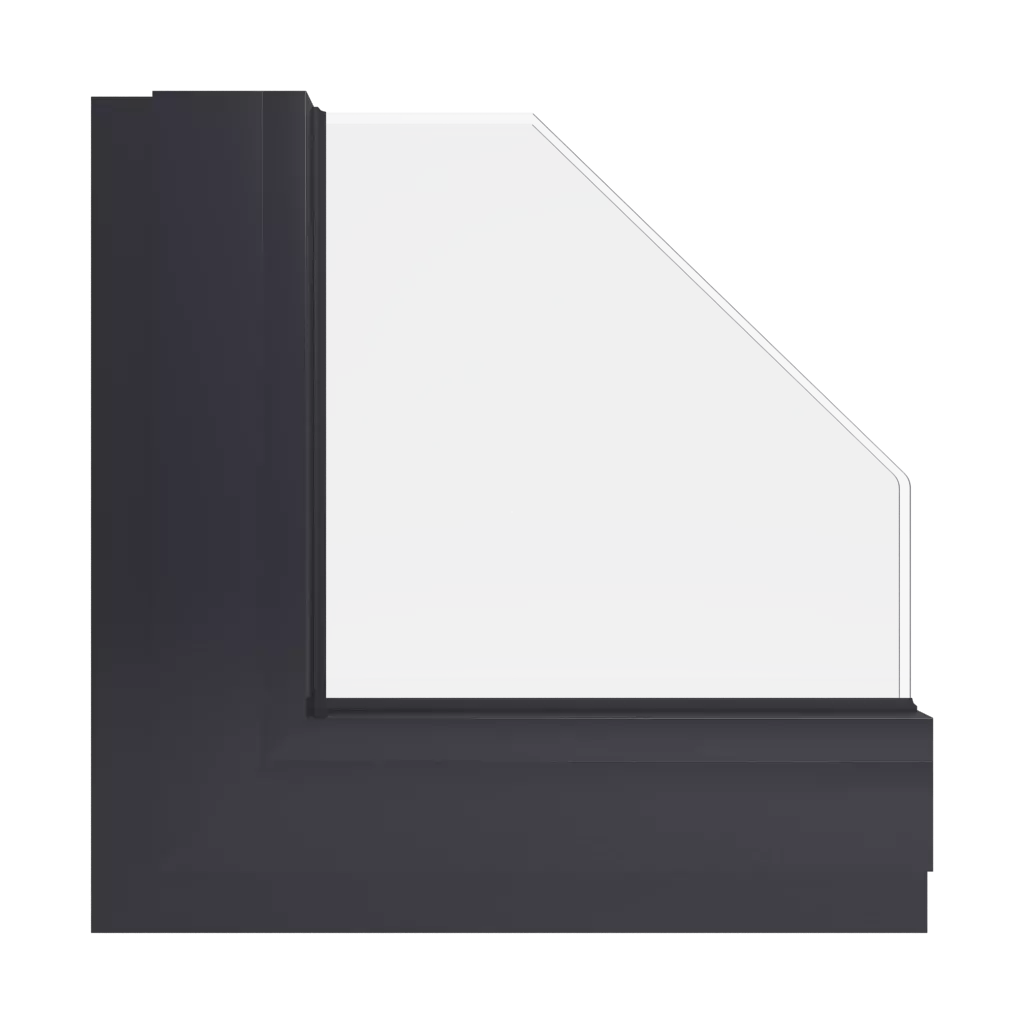 RAL 9004 Signal black windows window-colors aluminum-ral ral-9004-signal-black interior