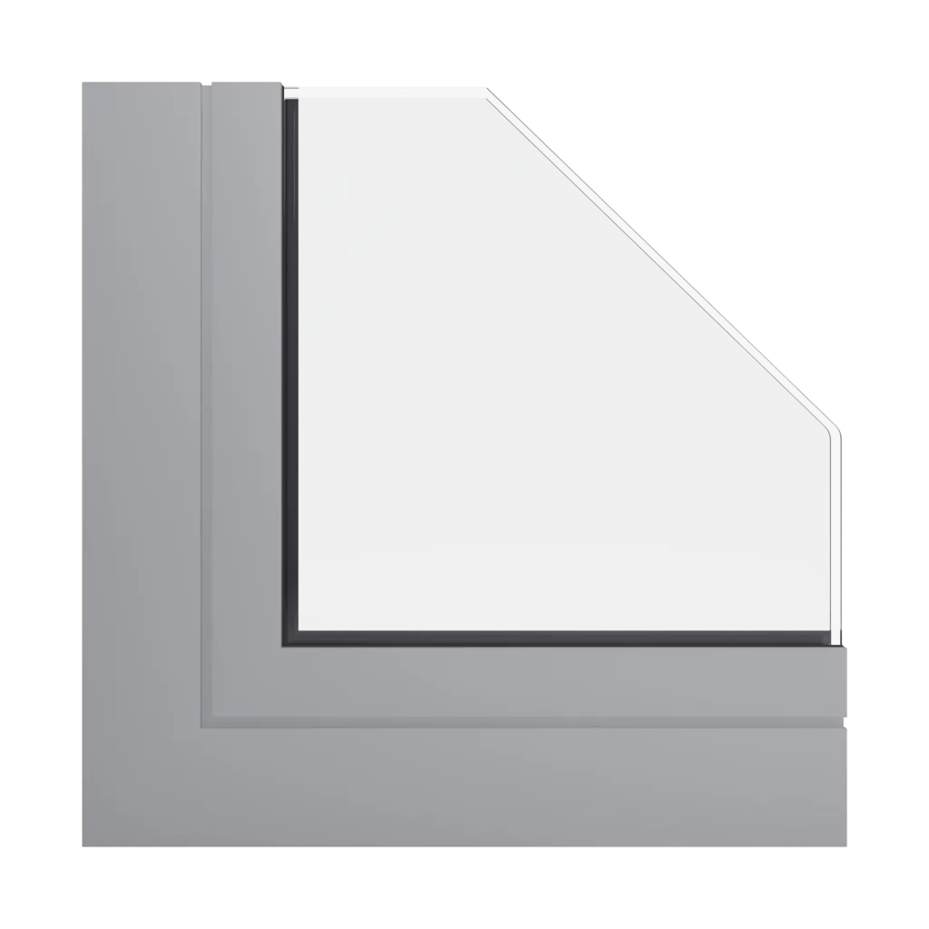 RAL 9006 White aluminium windows window-colors aluminum-ral   