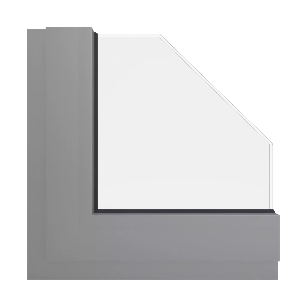 RAL 9007 Grey aluminium windows window-colors aluminum-ral ral-9007-grey-aluminium interior