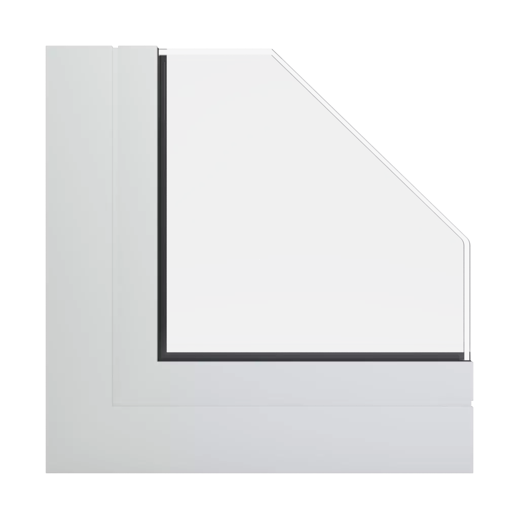 RAL 9016 Traffic white windows window-profiles aliplast victoria-plus