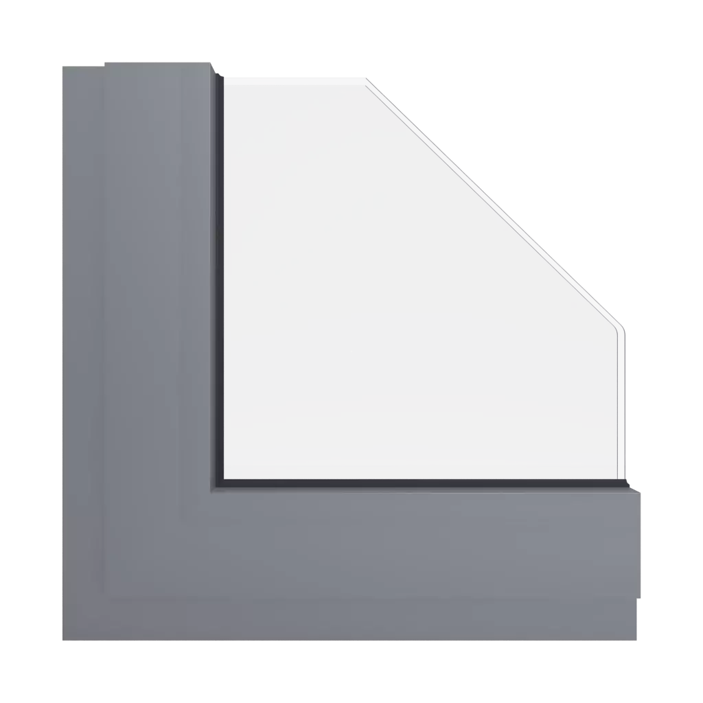 RAL 9023 Pearl dark grey windows window-colors aluminum-ral ral-9023-pearl-dark-gray interior