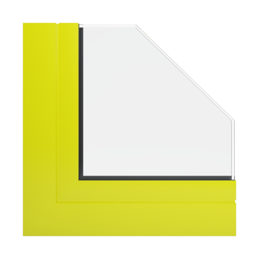 RAL 1033 Dahlia yellow windows window-profiles ponzio sl600tt-evo