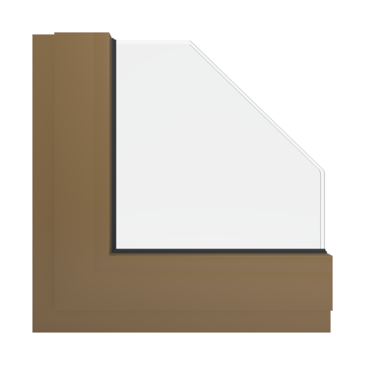 RAL 1036 Pearl gold windows window-colors aluminum-ral ral-1036-pearl-gold interior