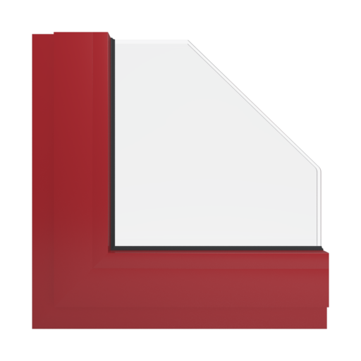 RAL 3001 Signal red windows window-colors aluminum-ral ral-3001-signal-red interior