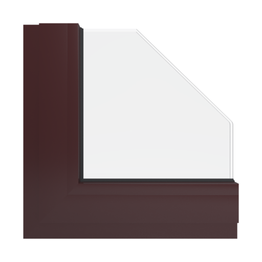 RAL 3007 Black red windows window-colors aluminum-ral ral-3007-black-red interior