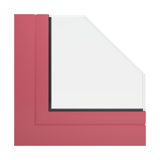 RAL 3017 Rose windows window-profiles aliplast genesis-75