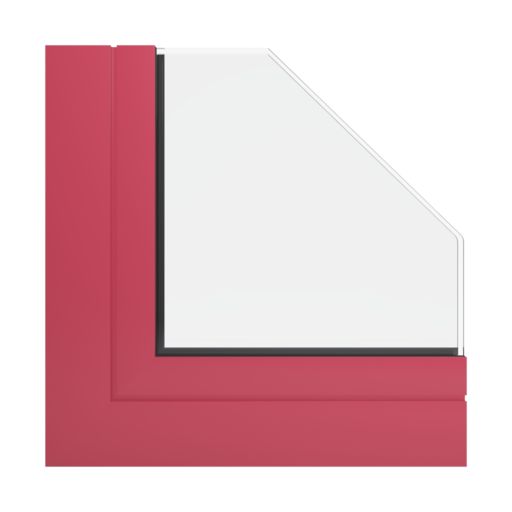 RAL 3020 Traffic red windows window-profiles aliplast mc-glass