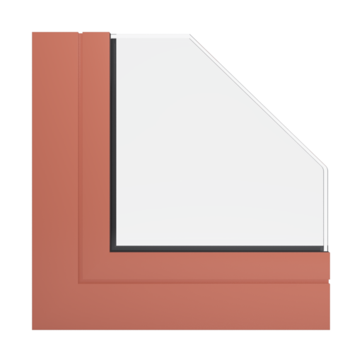 RAL 3024 Luminous red windows window-profiles aliplast mc-glass