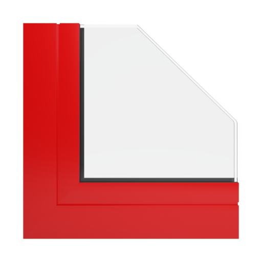 RAL 3026 Luminous bright red windows window-profiles ponzio sl600tt-evo