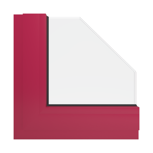 RAL 3027 Raspberry red windows window-colors aluminum-ral ral-3027-raspberry-red interior