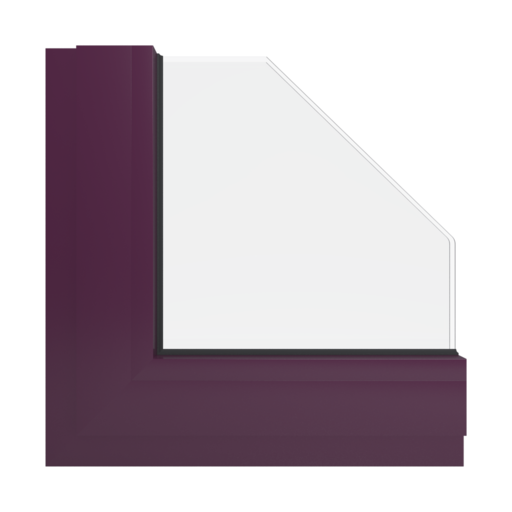 RAL 4007 Purple violet windows window-colors aluminum-ral ral-4007-purple-violet interior