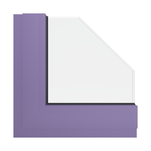 RAL 4011 Pearl violet windows window-colors aluminum-ral ral-4011-pearl-violet interior