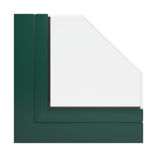 RAL 6004 Blue green products window-packages aluminum-standard-plus   