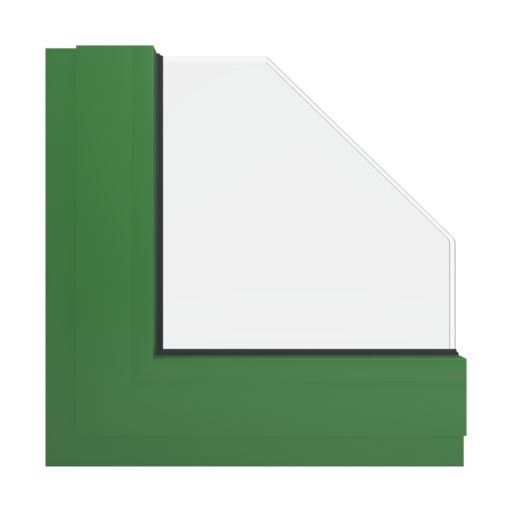 RAL 6011 Reseda green products folding-windows    